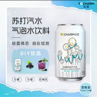 Yocharm 云臣 百香果味苏打汽水 0糖0脂0卡 调酒气泡苏打水 330ml*24罐