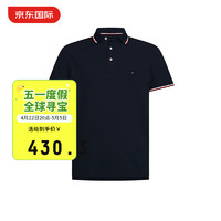 TOMMY HILFIGER Polo衫短袖男士 送男友 DW5深蓝色