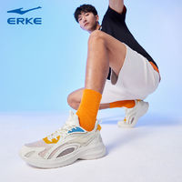 百亿补贴：ERKE 鸿星尔克 运动鞋2024夏季软底轻便百搭男鞋新款男士减震回弹跑步鞋