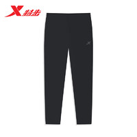 XTEP 特步 小C裤男梭织长裤透气冰丝运动裤876229980183 正黑色 2XL