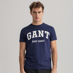 GANT 甘特 男士印花美式休闲短袖T恤2003129