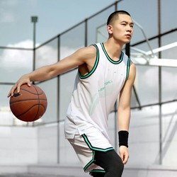 LI-NING 李寧 CBA專業籃球系列籃球比賽服男士2024款排濕速干運動服