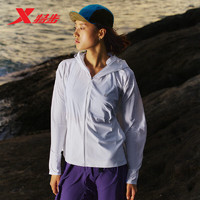 XTEP 特步 女子夏季防晒衣876228940049 珍珠白 2XL