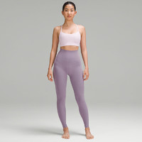 lululemon 丨Align™ 女士运动超高腰紧身裤 26"裸感 LW5CYVA 紫色灰 XL