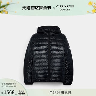 COACH 蔻驰 奥莱男士可压缩轻薄羽绒服冬季外套