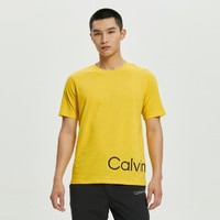 卡尔文·克莱恩 Calvin Klein CK运动夏季男士简约圆领醒目大印花跑步健身短袖T恤4MS2K111