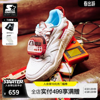 STARTER VOL音浪90s板鞋同款休闲鞋厚底运动鞋 米色 40