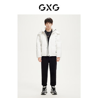 GXG男装绿意系列白色羽绒服2022年冬季 白色 175/L