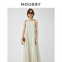 MOUSSY 摩西 夏季新款夏日清爽大露背吊带连衣裙010GSS30-1890