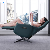 颖意 轻奢高级真皮单人沙发高端旋转电动功能椅客厅休闲躺椅沙发椅