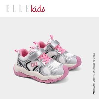 Ellekids ELLE KIDS童鞋春季新款儿童运动鞋男童软底慢跑鞋魔术贴休闲鞋子