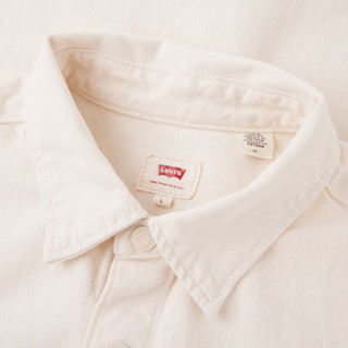 Levi's李维斯24春季男士休闲长袖衬衫A7556-0000 米白色 XS