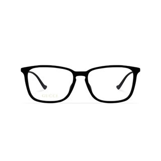 古驰（GUCCI）男女款黑色板材镜框镜腿光学眼镜架GG1609OA 001 56mm