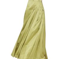 後物堂 承系列 龟甲葡萄纹 女士马面裙 暮夏绿