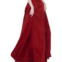 後物堂 承系列 葵花锁子纹 女士马面裙 红色