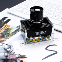 HERO 英雄 7105 钢笔彩色墨水 黑色 40ml