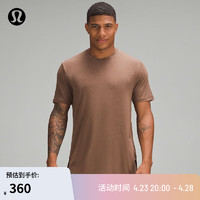 lululemon 丨Balancer 男士短袖 T 恤 *瑜伽 LM3DN2S 杂色板栗色 S