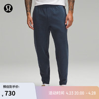 lululemon丨GridLiner™ 男士拉绒运动裤 LM5AF7S 深蓝色 XL