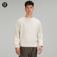 lululemon 丨Oversized-Fit 男士拉绒圆领衫 LM3DTFS 象牙色 M