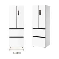 Midea 美的 MR-418WFPE 法式多门电冰箱400L 白色