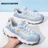 SKECHERS 斯凯奇 熊猫鞋女鞋 24夏季新款运动鞋 LBMT浅蓝色/多彩色 35 /220mm