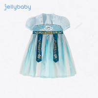 JELLYBABY 女童连衣裙 汉服 蓝色