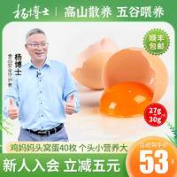 杨博士 鸡蛋新鲜现捡现发初生蛋正宗高山散养土鸡蛋草鸡蛋40枚
