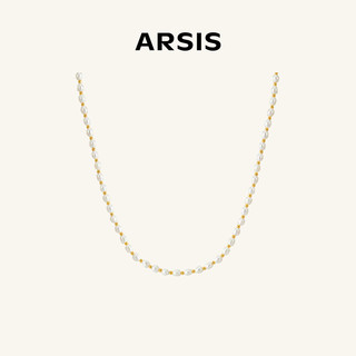 ARSIS 自由搭配米珠隔珠链轻奢高级简约百搭高级感项链女新款