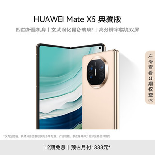 HUAWEI 华为 Mate X5 典藏版 手机 16GB+512GB 羽砂金