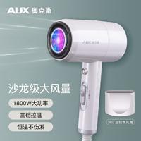 AUX 奥克斯 电吹风机家用大功率1800W恒温护发冷热吹风筒不伤发7800