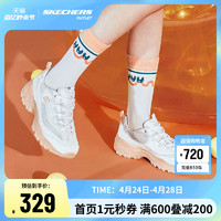 SKECHERS 斯凯奇 官方outlets雪糕熊时尚女鞋老爹鞋冰淇淋透气增高熊猫鞋子