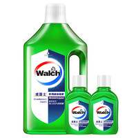 Walch 威露士 衣物家居多用途消毒液1L+60ml*2 玩具地板消毒清洁家用杀菌99.99% 清新