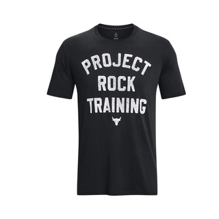 安德玛UA春夏Project Rock强森男子训练运动短袖T恤1376891