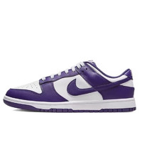 NIKE 耐克 Dunk Low 耐磨轻便 低帮复古运动休闲板鞋 白紫 DD1391-104 42.5