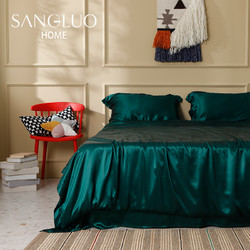 SANGLUO 桑羅 真絲床單柔軟親膚嬰幼兒童被單100%桑蠶絲綢床上用品