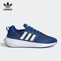 adidas 阿迪达斯 官方正品三叶草Swift Run 22男女低帮跑鞋GZ3498