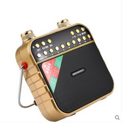 NINTAUS 金正 廣場舞音響便攜式小型播放器無線藍牙大音量手提戶外充電音箱 升級版((紅色)