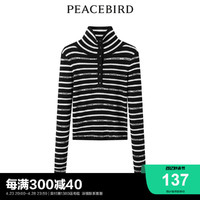 PEACEBIRD 太平鸟 2022年冬季新款基础高领线套衫A1EEC4578