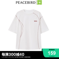 PEACEBIRD 太平鸟 2023年秋季新款SPCN弧线撞色针织衫ASCND3102