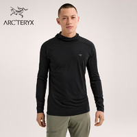 ARC'TERYX 始祖鸟 ARC’TERYX始祖鸟 IONIA MERINO WOOL HOODY 舒适 男子 羊毛长袖T恤 Black/黑色 L