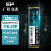 Silicon Power 广颖电通 P34A60 1TB SSD m.2固态硬盘pcie3.0x4 NVMeTLC P34A60 PCIe3.0SS