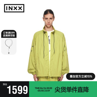 英克斯（inxx）时尚潮牌夏宽松休闲外套男女同款XXE2145070 绿色 XS