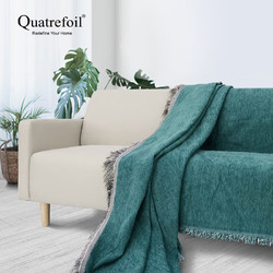 quatrefoil 沙發巾沙發蓋布沙發套罩全包四季通用沙發蓋巾蓋毯180