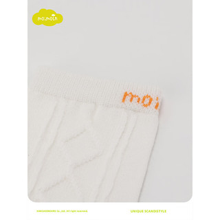 moimoln小云朵童装宝宝中筒袜子儿童袜子夏季薄款男童女童袜子 米白色 12cm