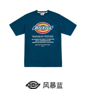 Dickies 帝客 短袖T恤男迪凯斯官方LOGO印花帝克情侣t恤男棉舒适上衣 DK007403 深藏青 XS