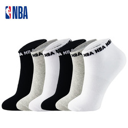 NBA 男士夏天襪子吸汗透氣男款薄夏季短襪棉休閑船襪運動襪