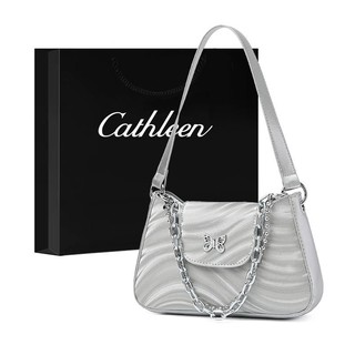 百亿补贴：Cathleen 凯思琳 单肩包洋气时尚斜挎包包质感腋下包纯色小包包新款潮休闲包