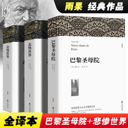 巴黎圣母院+悲惨世界 雨果作品外国文学名著读物