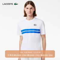 LACOSTE 拉科斯特 法国鳄鱼男装24年时尚百搭短袖T恤|TH8590 001/白色 4/175