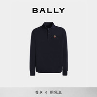 BALLY巴利24春夏深蓝色棉质男士POLO衫6308196 深蓝色 XL